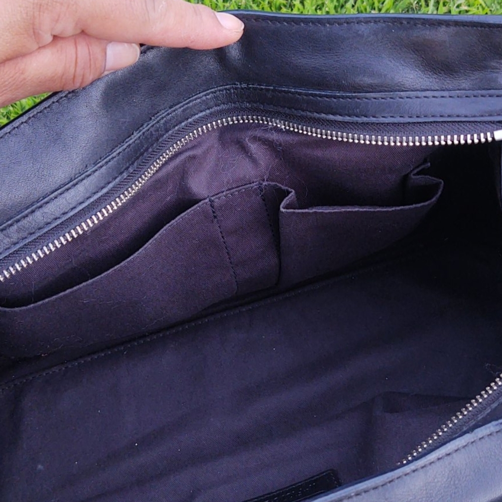 Coach Legacy Chelsea Leather Satchel Black - Picture 16 of 17